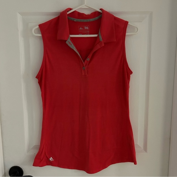 adidas Tops - Adidas Women's pink Sleeveless Polo Top
